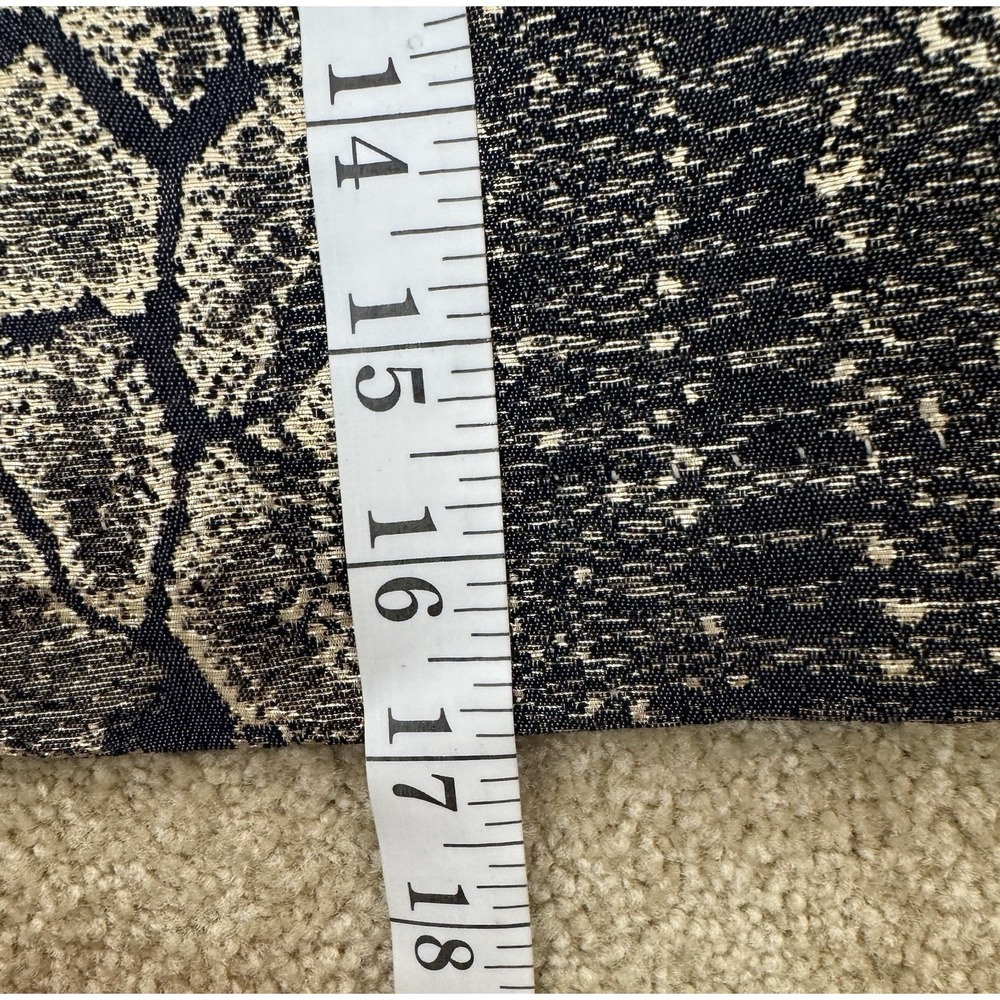 Women's Apostrophe Snake Print Midi cocktail party Skirt Size 6 - Picture 7 of 7